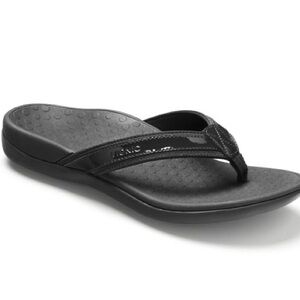 Vionic Black tide II 2 thong orthopedic size 9 Flip-Flop Sandals for Women